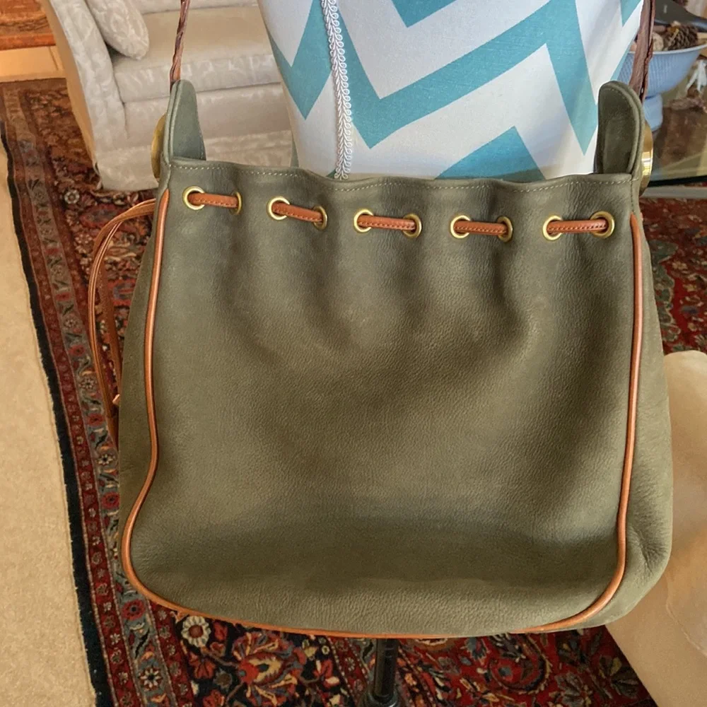 GHURKA Vintage Suede Shoulder Bag - Picture 3 of 10